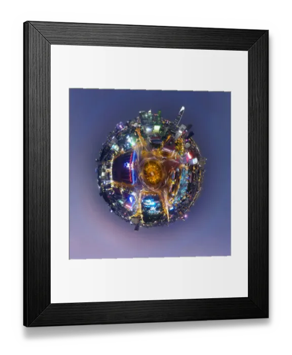 Framed Print : Massive Traffic in Saigon, Vietnam
