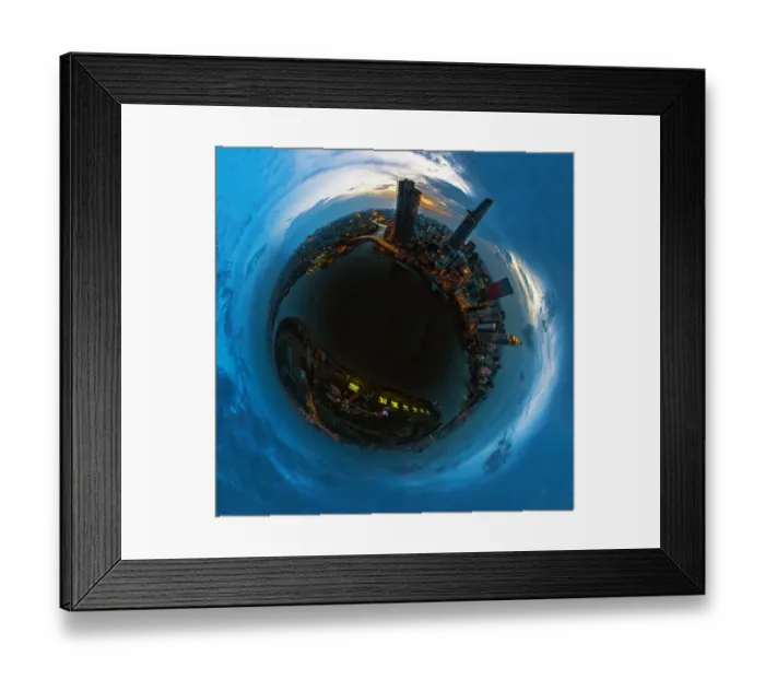 Framed Print : Saigons Central Business District Aerial View From Above Framed Print : Saigons Central Business District Aerial View From Above