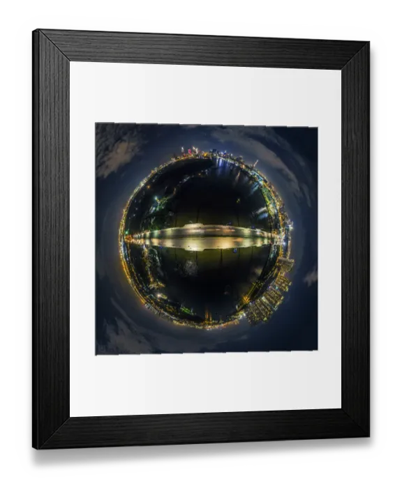 Framed Print : New Urban Area of Ho Chi Minh City, Vietnam