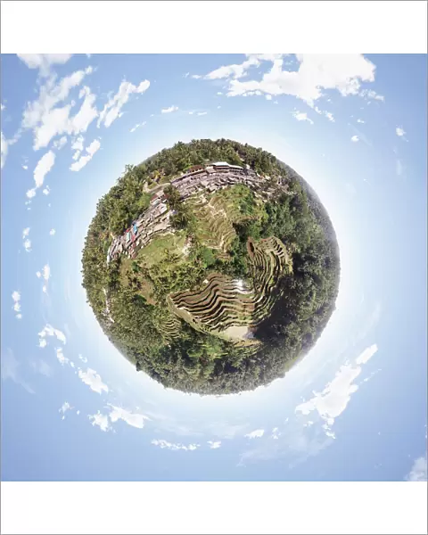 360 Aerial Little of Balis Scenic Rural Landscapes