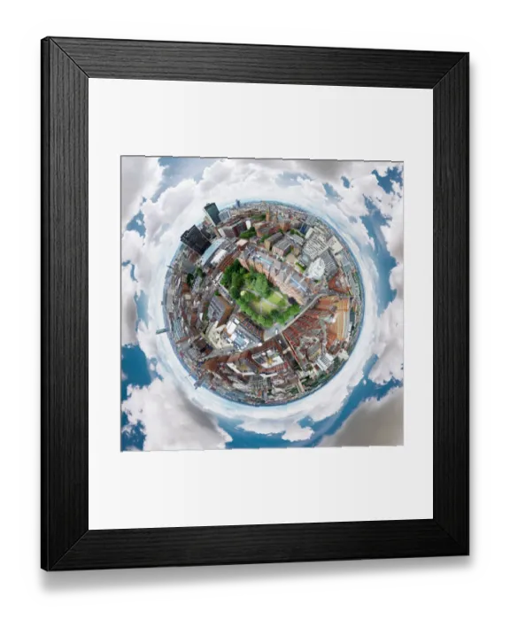 Framed Print : Sackville Gardens in Manchester, UK Framed Print : Sackville Gardens in Manchester, UK