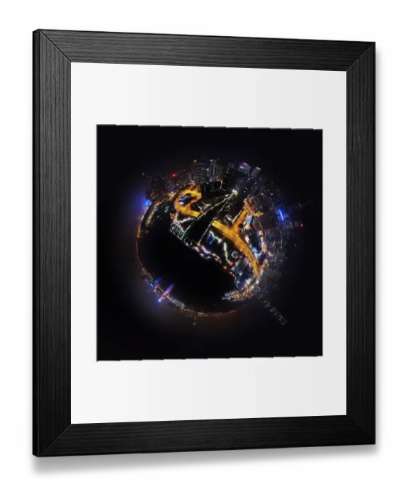 Framed Print : 360A Panorama of Hong Kong Island Framed Print : 360A Panorama of Hong Kong Island