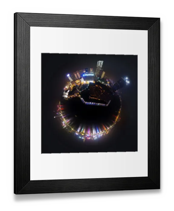 Framed Print : Night View of Avenue of Stars, Hong Kong Framed Print : Night View of Avenue of Stars, Hong Kong