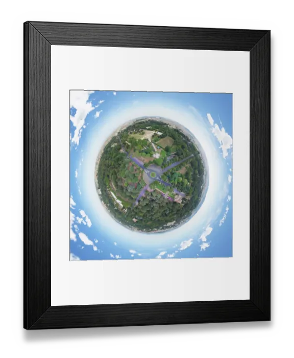 Framed Print : Romes Villa Borghese in 360A Aerial View Framed Print : Romes Villa Borghese in 360A Aerial View