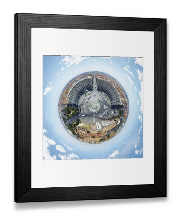 Framed Print : Piazza Della Repubblica, Rome in 360A View Framed Print : Piazza Della Repubblica, Rome in 360A View