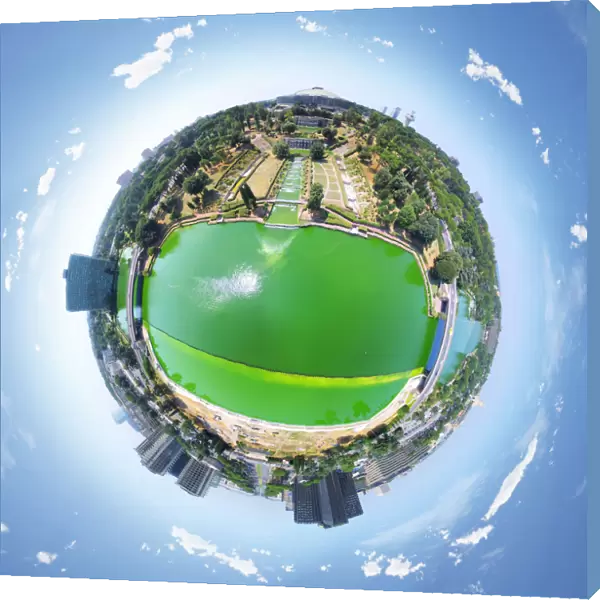 360A Little Planet of Lago dell EUR, Italy