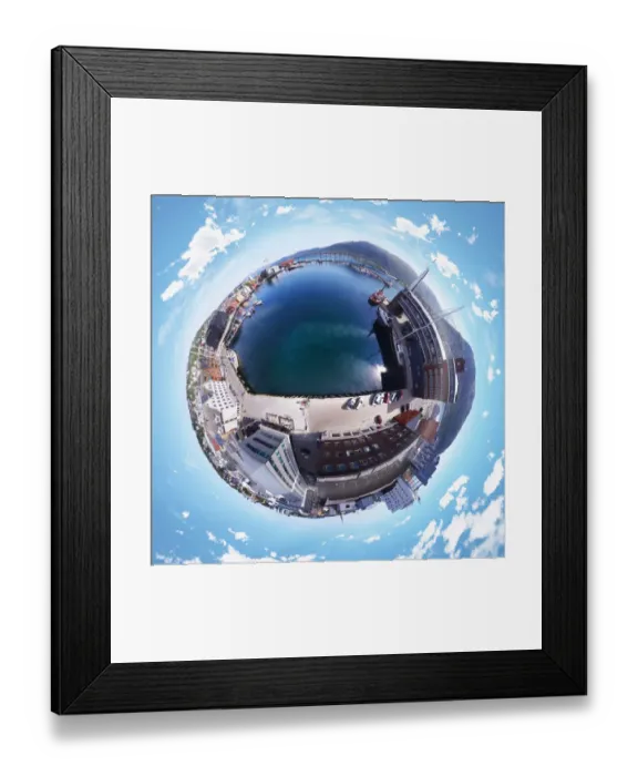 Framed Print : 360A View of Tromso, Norway Framed Print : 360A View of Tromso, Norway