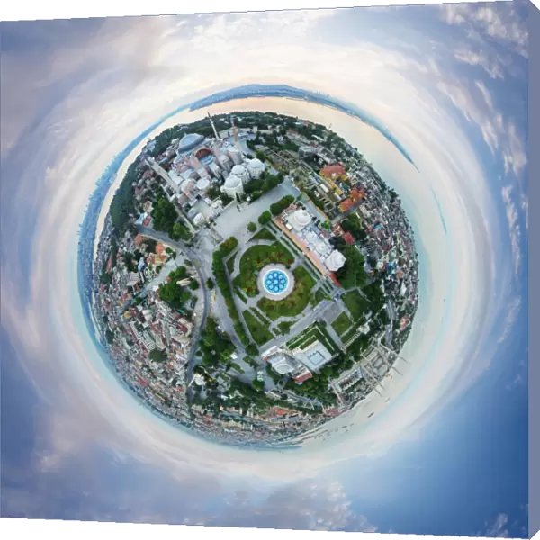 360A Aerial Panorama of Istanbul, Turkey