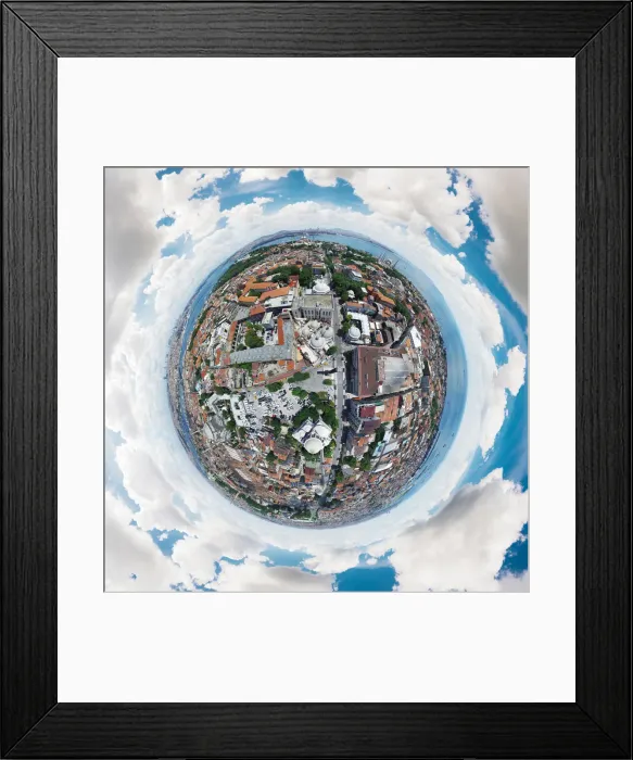 Framed Print : 360A City View of Istanbul, Turkey Framed Print : 360A City View of Istanbul, Turkey