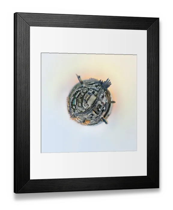 Framed Print : 360A Aerial Dubai Media City Framed Print : 360A Aerial Dubai Media City