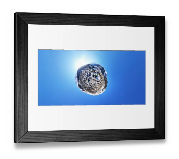 Framed Print : 360A aerial panorama in Verbier Framed Print : 360A aerial panorama in Verbier