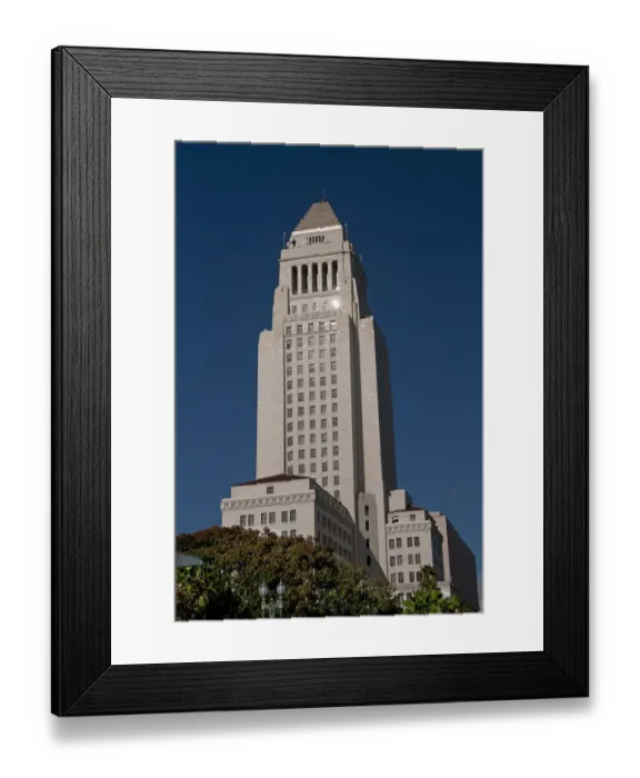 Framed Print : city hall. Los Angeles city hall Framed Print : city hall. Los Angeles city hall
