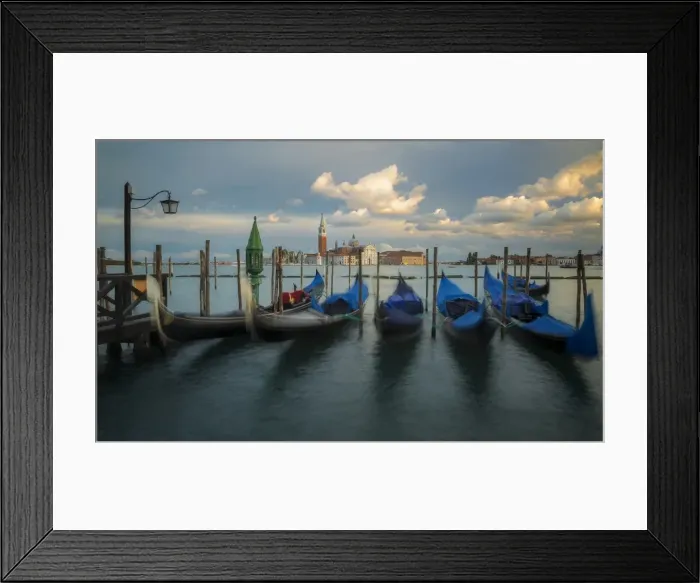 Framed Print : Venice Gondolas Framed Print : Venice Gondolas
