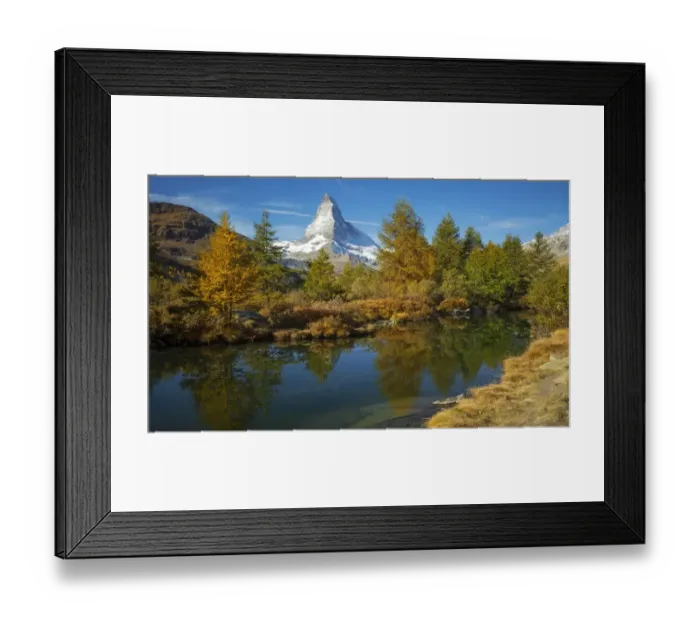 Framed Print : Matterhorn in Fall Framed Print : Matterhorn in Fall