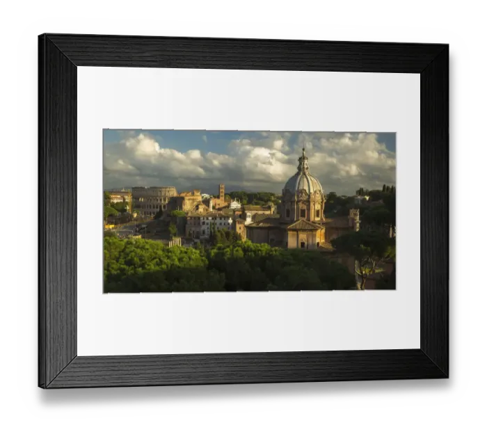 Framed Print : Rome Sunset Framed Print : Rome Sunset