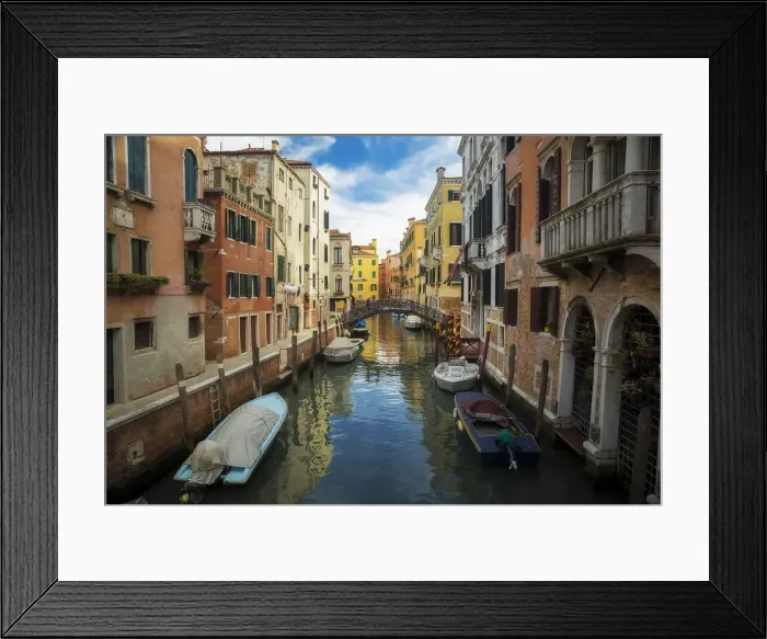Framed Print : Venice Canal Framed Print : Venice Canal