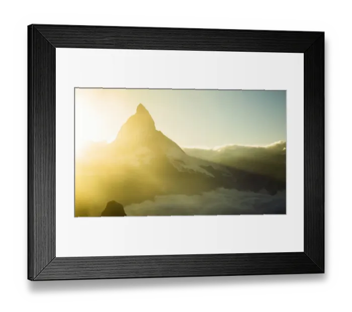 Framed Print : Matterhorn Sunset Framed Print : Matterhorn Sunset