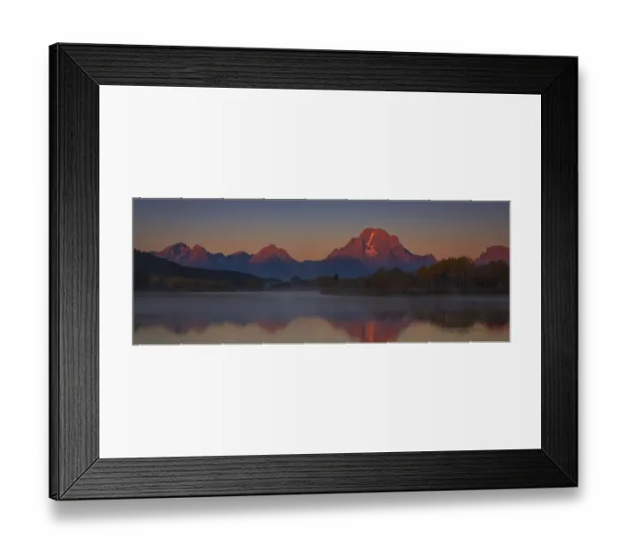 Framed Print : Oxbow Alepnglow Framed Print : Oxbow Alepnglow