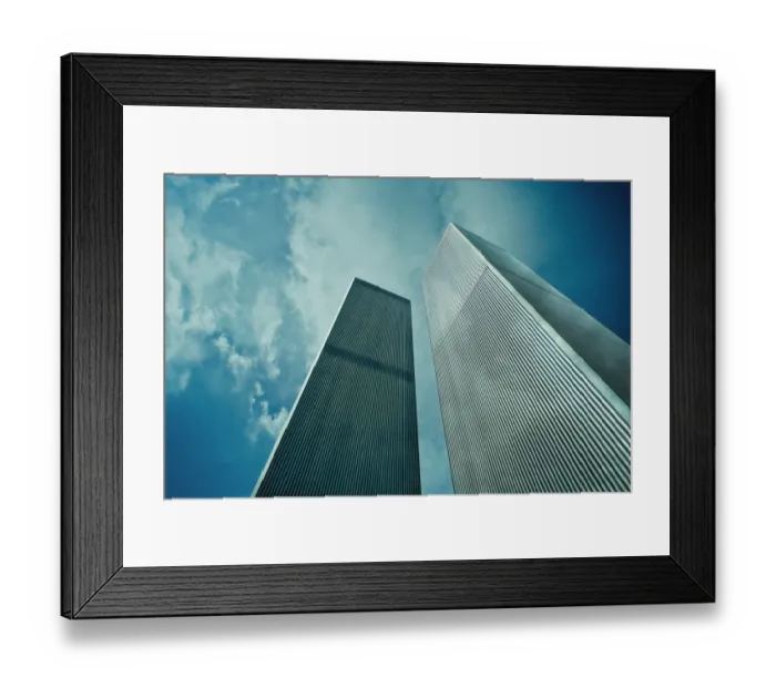 Framed Print : World Trade Center (North and South Towers) Framed Print : World Trade Center (North and South Towers)