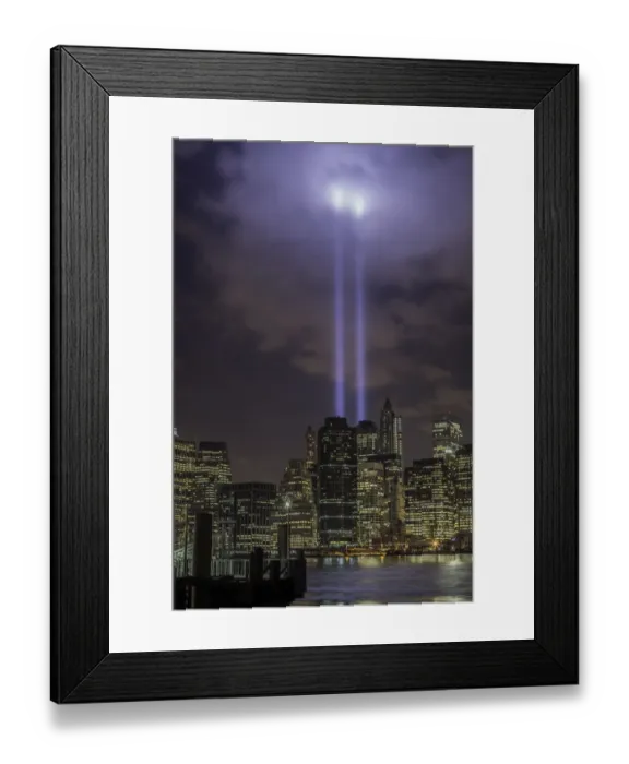Framed Print : Tribute in Light Framed Print : Tribute in Light