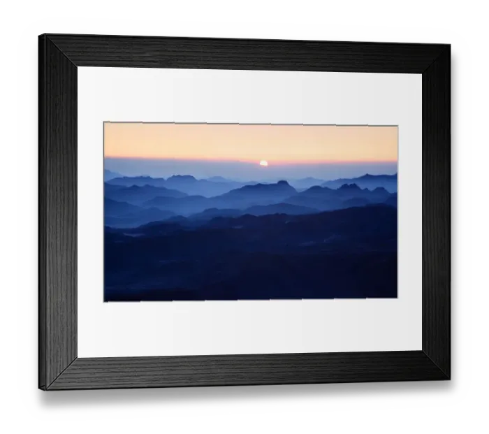 Framed Print : Blue lines Framed Print : Blue lines