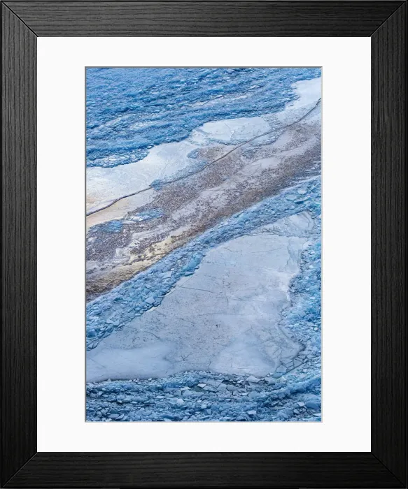 Framed Print : Ice pattern Framed Print : Ice pattern