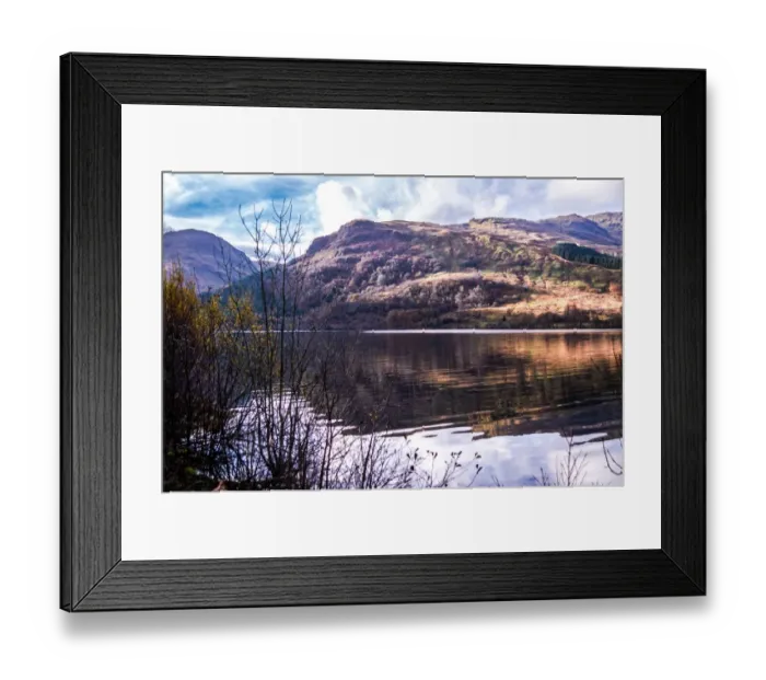 Framed Print : Tranquil Loch Eck in sunshine, Benmore, Cowal Framed Print : Tranquil Loch Eck in sunshine, Benmore, Cowal