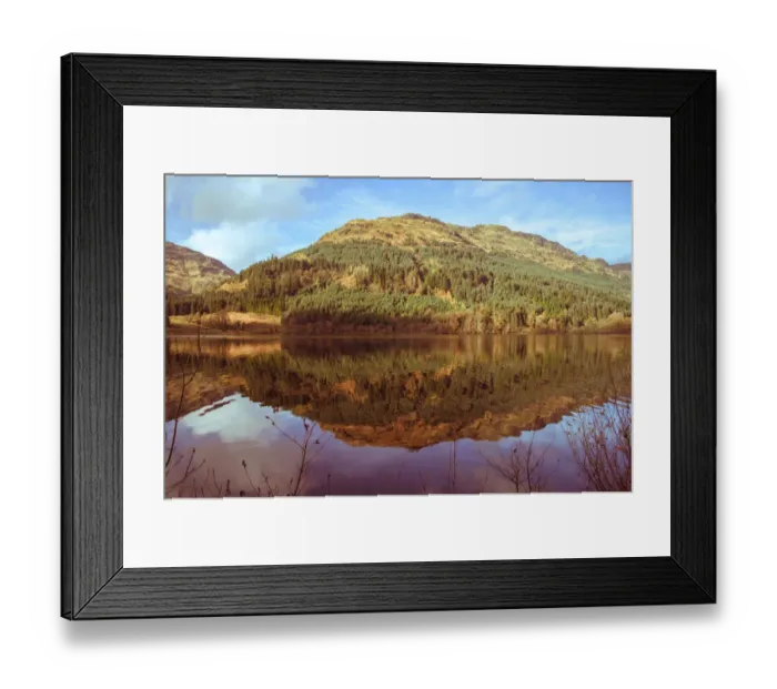 Framed Print : Tranquil Loch Eck in sunshine, Benmore, Cowal Framed Print : Tranquil Loch Eck in sunshine, Benmore, Cowal