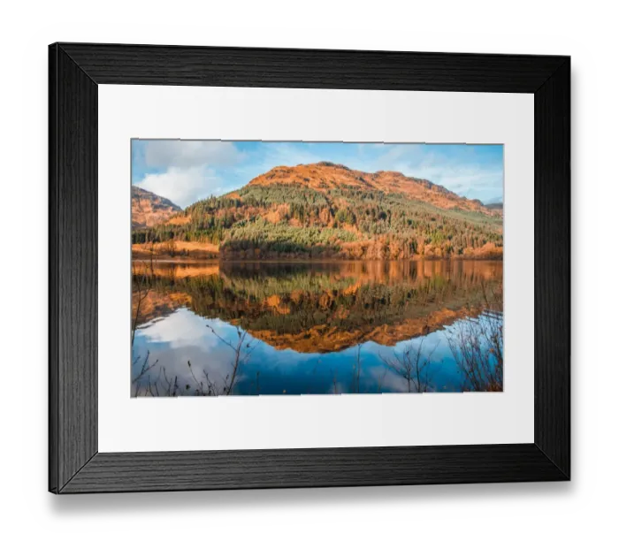 Framed Print : Tranquil Loch Eck in sunshine, Benmore, Cowal Framed Print : Tranquil Loch Eck in sunshine, Benmore, Cowal