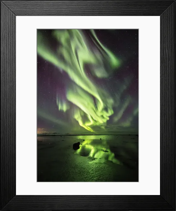 Framed Print : Vertical Auroras Framed Print : Vertical Auroras