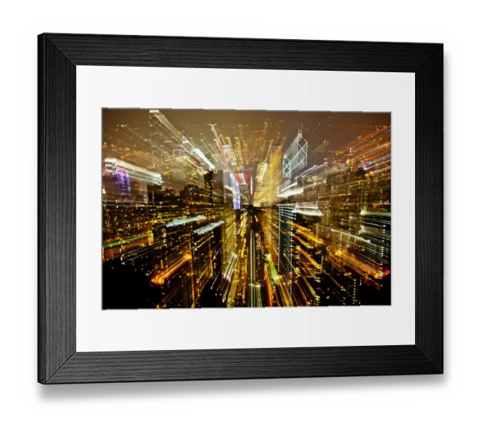 Framed Print : Abstract image of city Framed Print : Abstract image of city