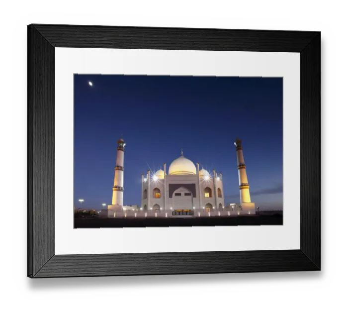 Framed Print : Kuwait - Taj Mahal Framed Print : Kuwait - Taj Mahal