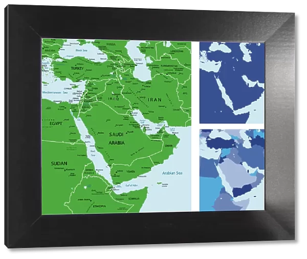 Middle east map