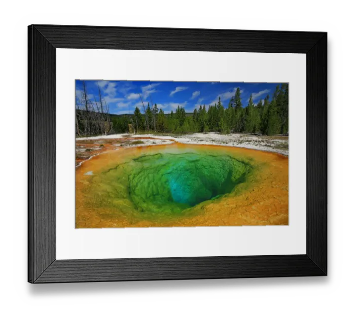Framed Print : Morning Glory Pool Framed Print : Morning Glory Pool