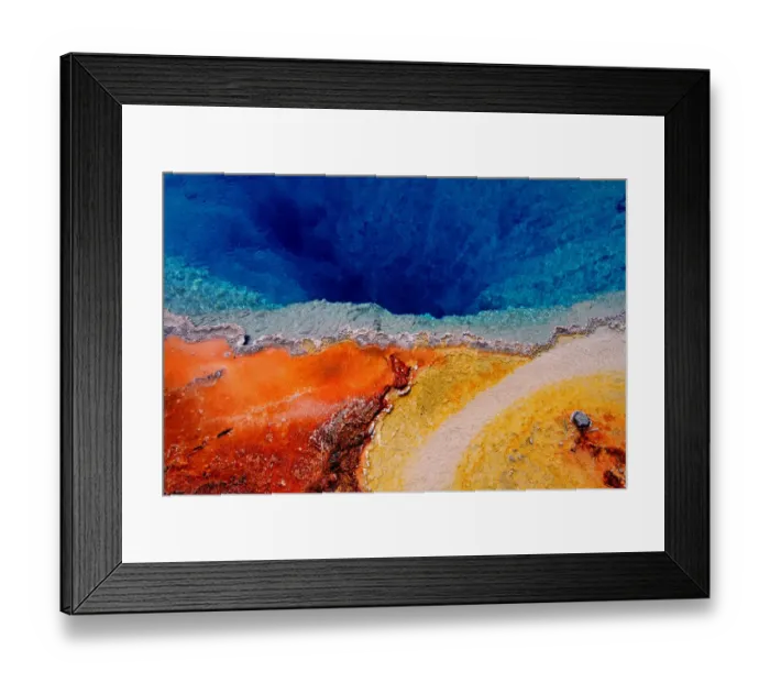 Framed Print : Hot Springs in Yellowstone National Park Framed Print : Hot Springs in Yellowstone National Park