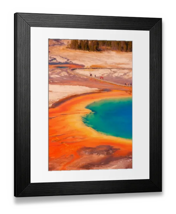 Framed Print : Grand Prismatic Spring, Midway Geyser Basin, Yellowstone National Park, UNESCO World Heritage Site, Wyoming Framed Print : Grand Prismatic Spring, Midway Geyser Basin, Yellowstone National Park, UNESCO World Heritage Site, Wyoming