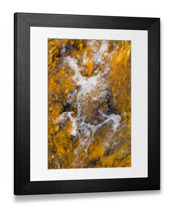 Framed Print : Upper Geyser Basin Yellowstone National Park