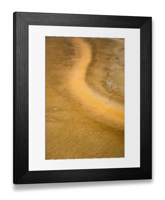 Framed Print : Textures on Old faithful Geyser Basin