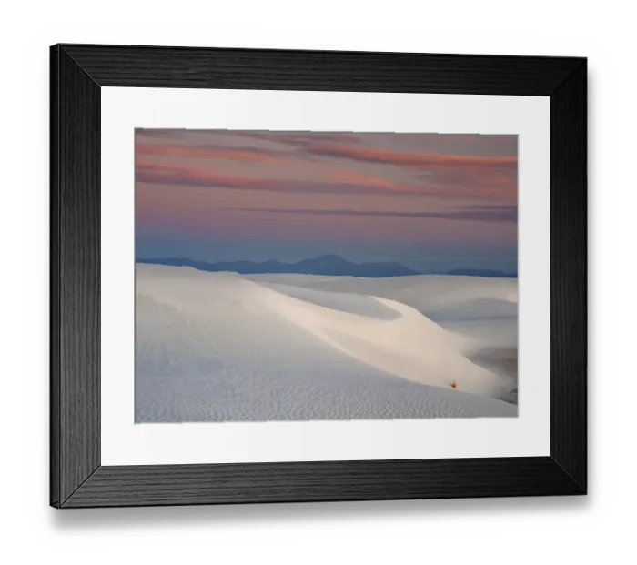 Framed Print : White Sands National Monument scenic