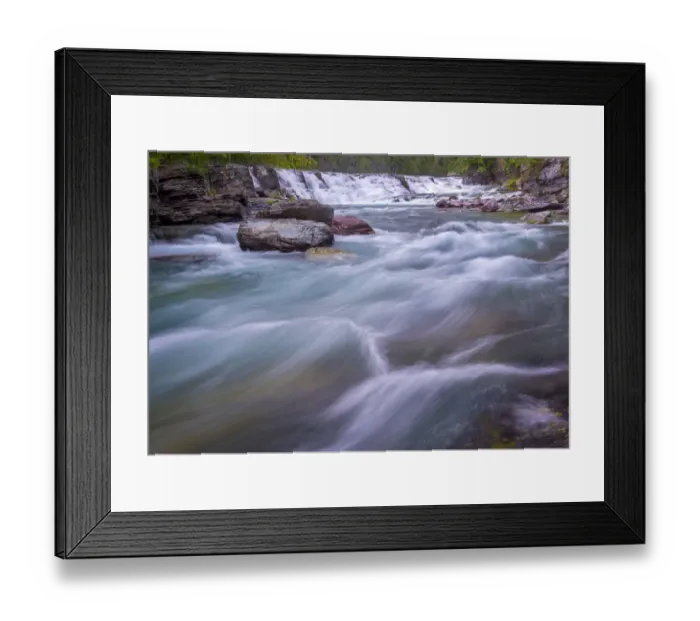 Framed Print : McDonald Creek Framed Print : McDonald Creek