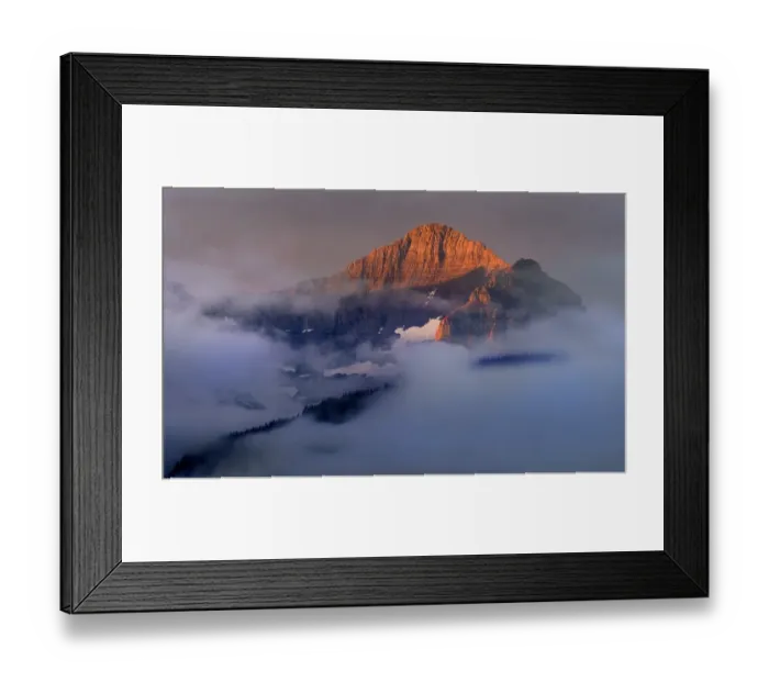 Framed Print : Scenic in morning along Going to the Sun Road in Glacier NP Framed Print : Scenic in morning along Going to the Sun Road in Glacier NP