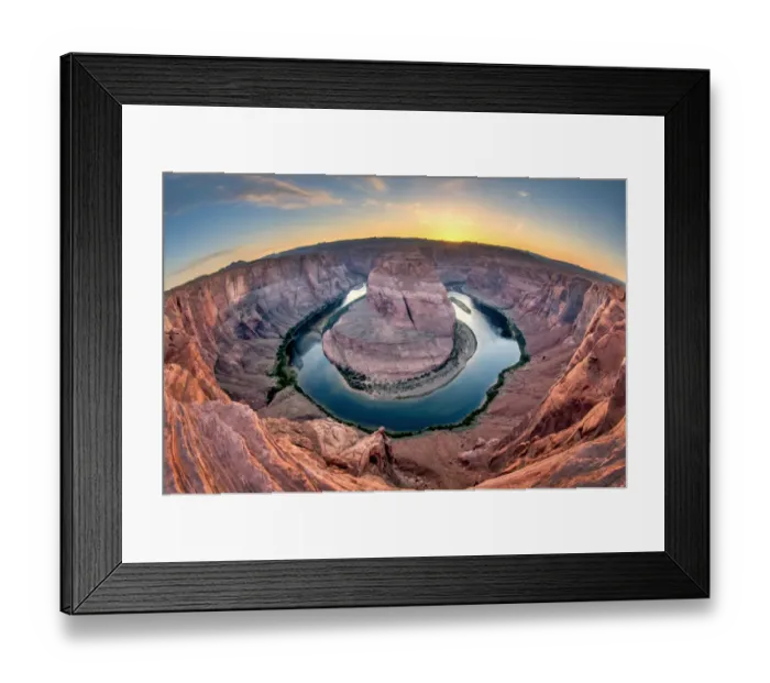 Framed Print : erosion, Horseshoe Bend, Arizona
