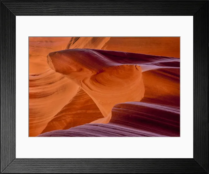 Framed Print : erosion, southwest, lower slot canyon Framed Print : erosion, southwest, lower slot canyon