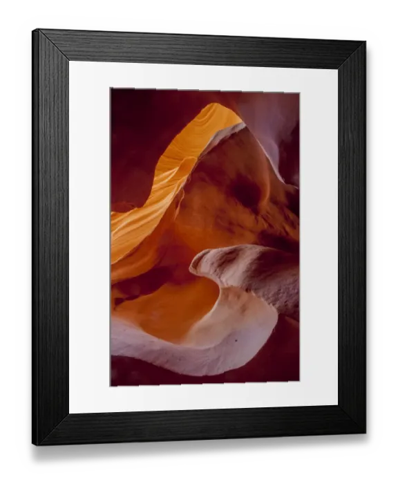 Framed Print : erosion, southwest, lower slot canyon Framed Print : erosion, southwest, lower slot canyon