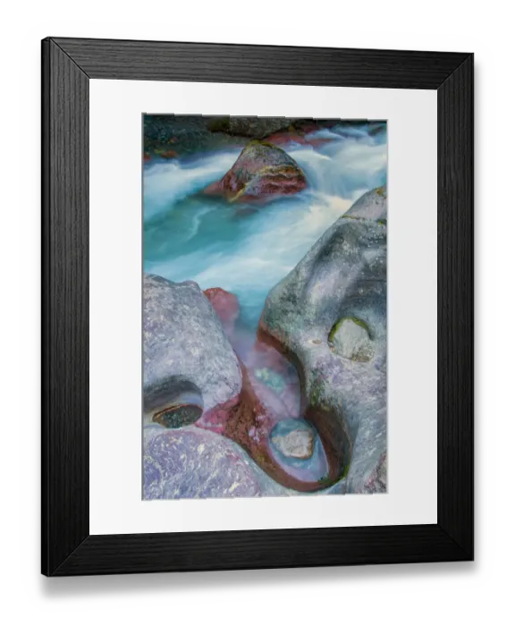 Framed Print : Avalanche Creek, erosion, Glacier NP Framed Print : Avalanche Creek, erosion, Glacier NP