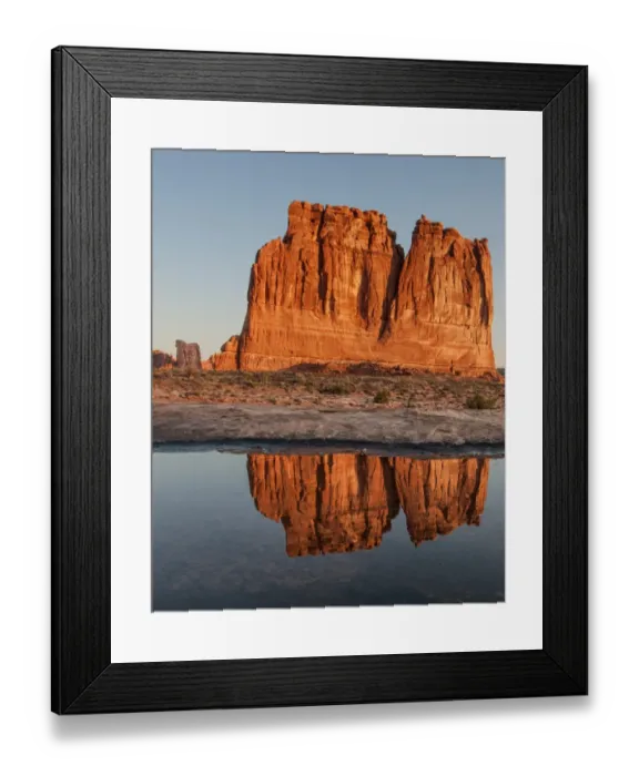 Framed Print : Arches National Park, Courthouse Towers Framed Print : Arches National Park, Courthouse Towers