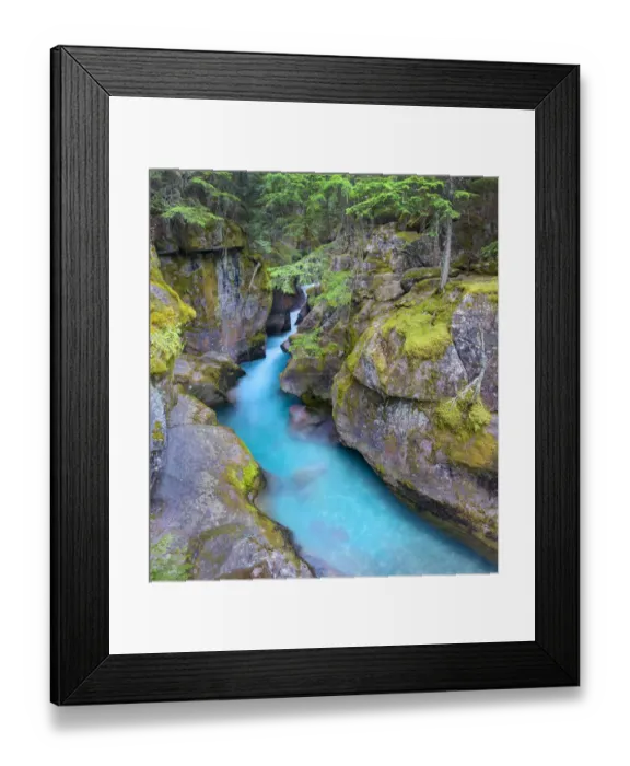 Framed Print : Glacier NP Avalanche Gorge Framed Print : Glacier NP Avalanche Gorge