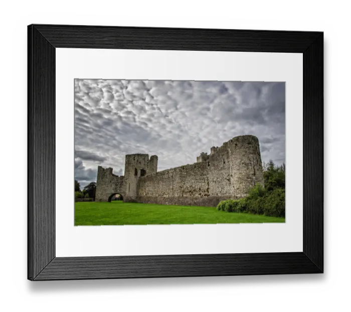 Framed Print : Castle Walls, Trim Castle Framed Print : Castle Walls, Trim Castle