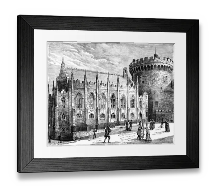 Framed Print : The Chapel Royal, Dublin Castle (Victorian engraving) Framed Print : The Chapel Royal, Dublin Castle (Victorian engraving)