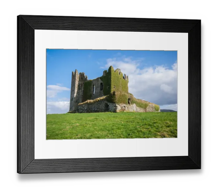 Framed Print : Ballycarbery castle in Kerry, Ireland Framed Print : Ballycarbery castle in Kerry, Ireland